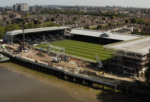 Fulham fc new riverside stand
