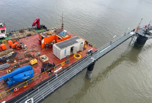 Oikos fuel transfer jetty 2 repairs