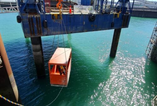 Port of dover underwater concrete demolition works