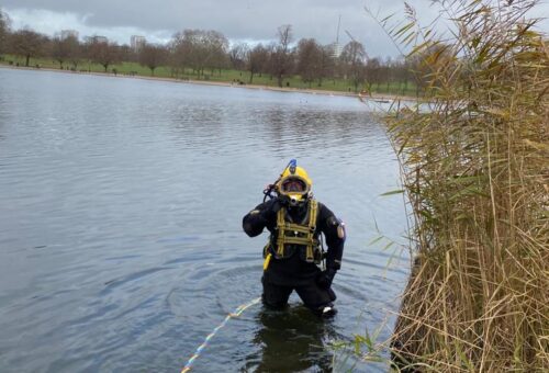 Serpentine outfall inspection works
